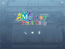 Tablet Screenshot of murrayprintshop.com